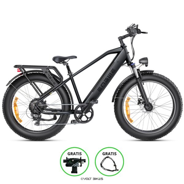 ENGWE E26 Zwart - Hoge instap Fatbike - VOLT BIKES