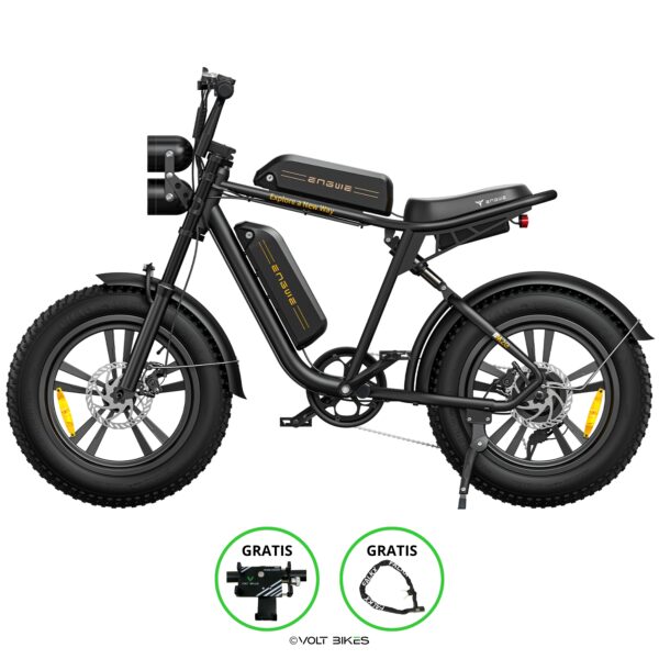 ENGWE M20 Zwart - Dubbele accu - Fatbike - VOLT BIKES