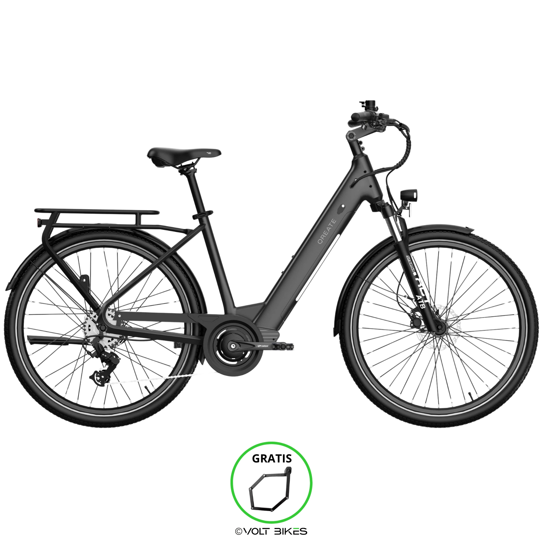 A-Spadz Qreate City Pro - Zwart