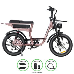 Fatbike V20 Pro - Comfort - Lage instap - Rose Gold