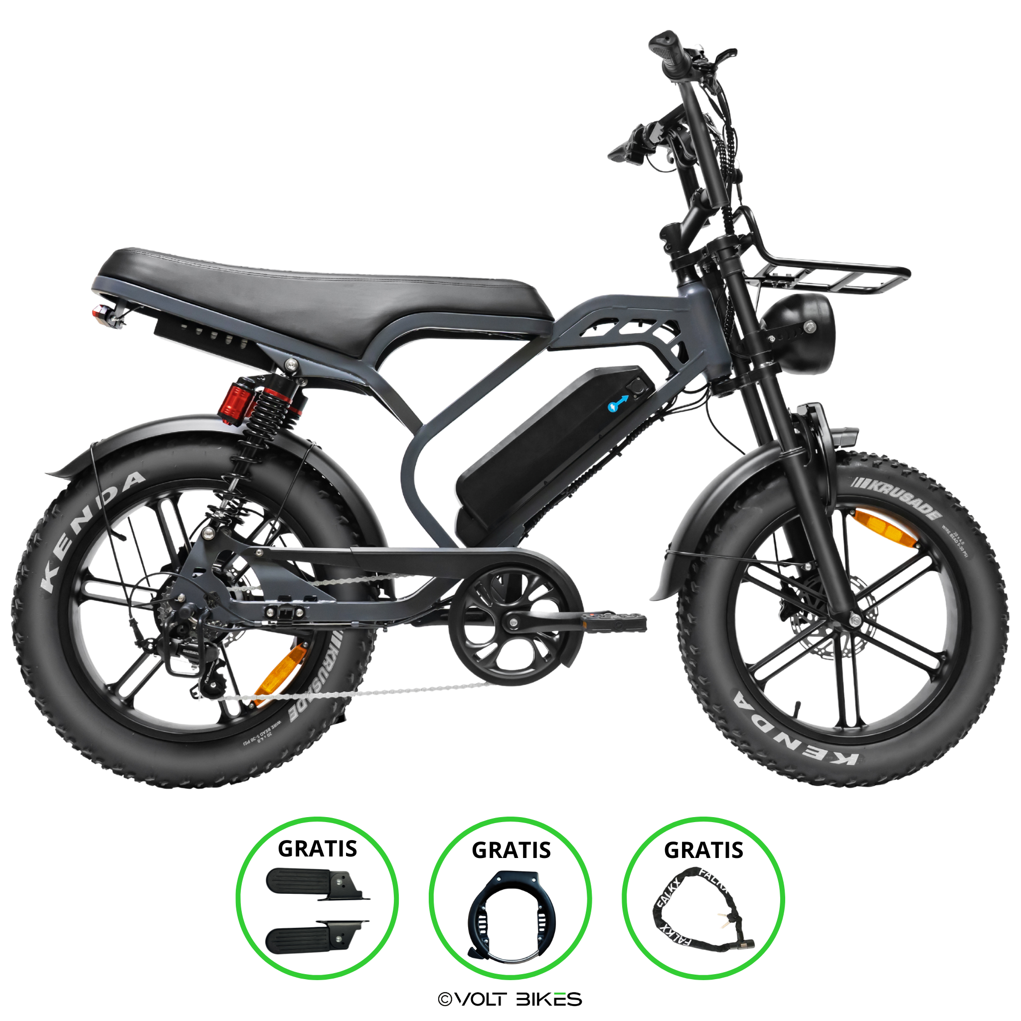 Fatbike V20 Pro - Limited - Dark grey