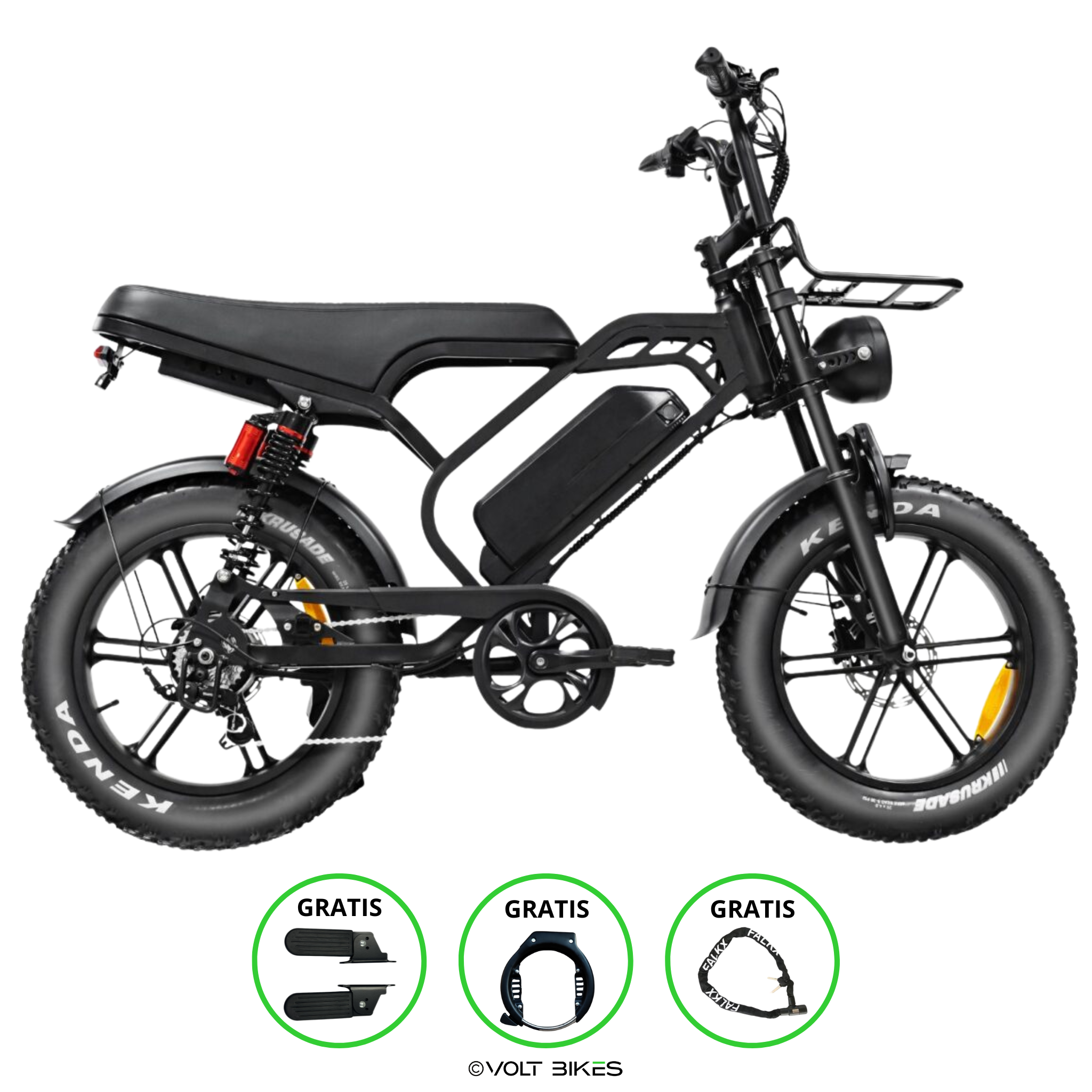 Fatbike V20 Pro - Limited - Zwart