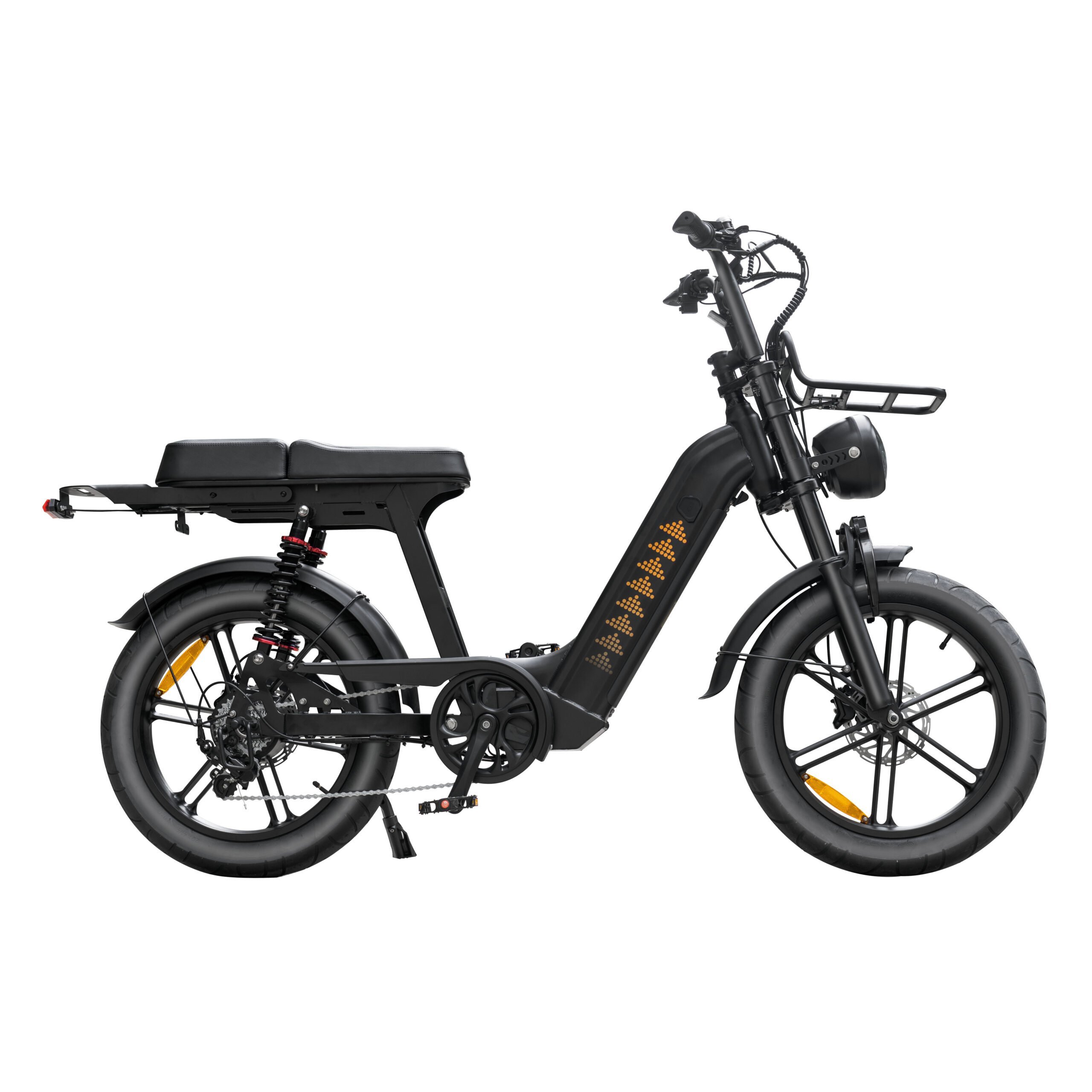 Fatbike V20 Pro – D50 editie – Lage instap – Zwart