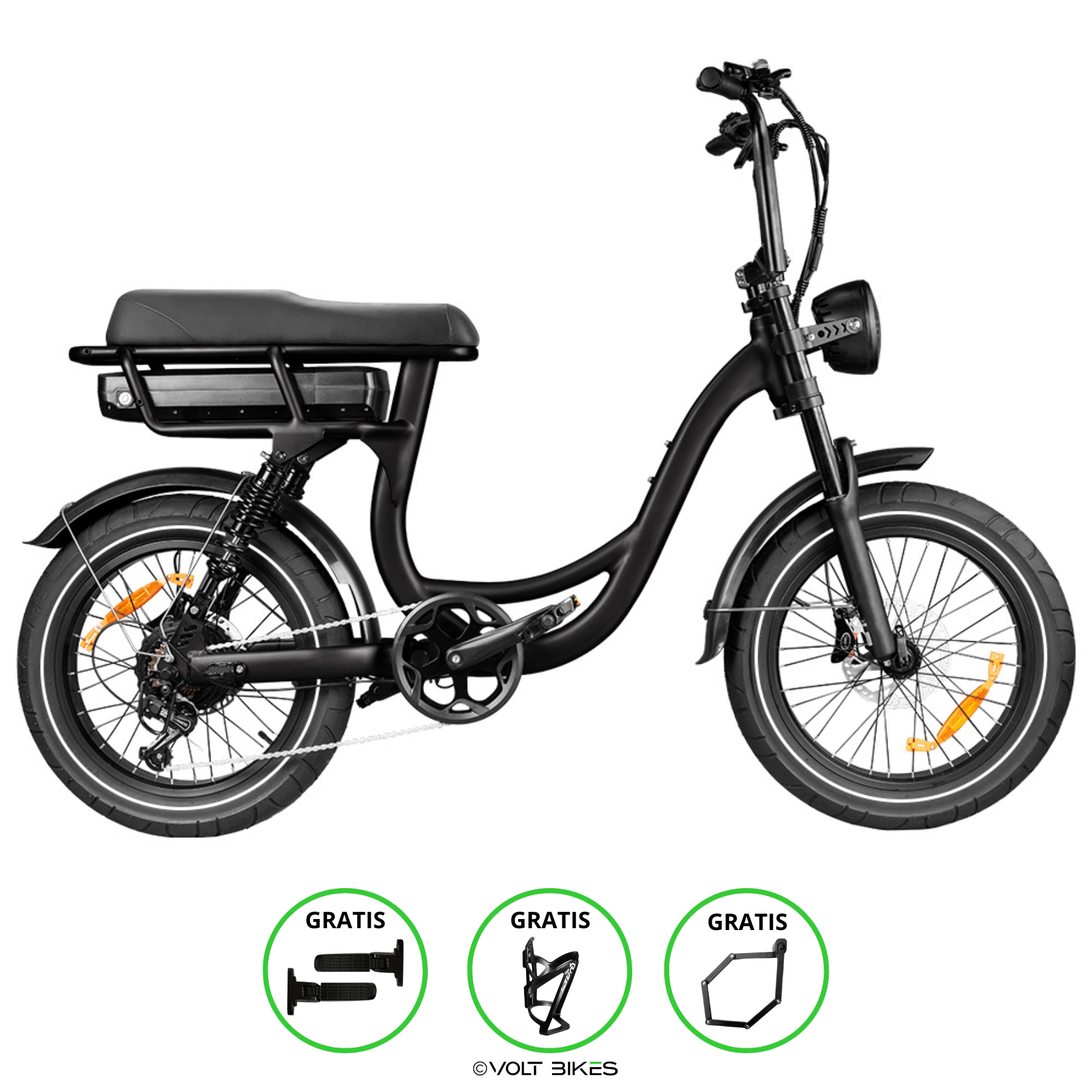 EB8 Pro - Zwart - Volt Bikes