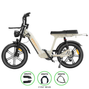 Fatbike V20 Pro - D50 editie - Lage instap - Beige